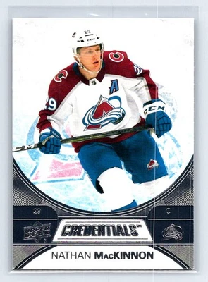 Nathan MacKinnon 2021-22 Upper Deck Credentials #4 - Image 1 of 2