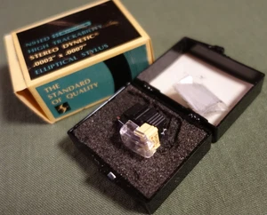 Vintage Shure N91ED giradischi ago hi track custodia OEM scatola e carrello, senza stilo USA - Foto 1 di 16