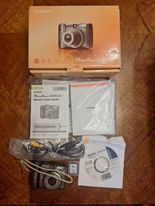 Canon PowerShot A590 IS 8.0MP Digital Camera Original Box & Accessories Tested - Picture 1 of 5