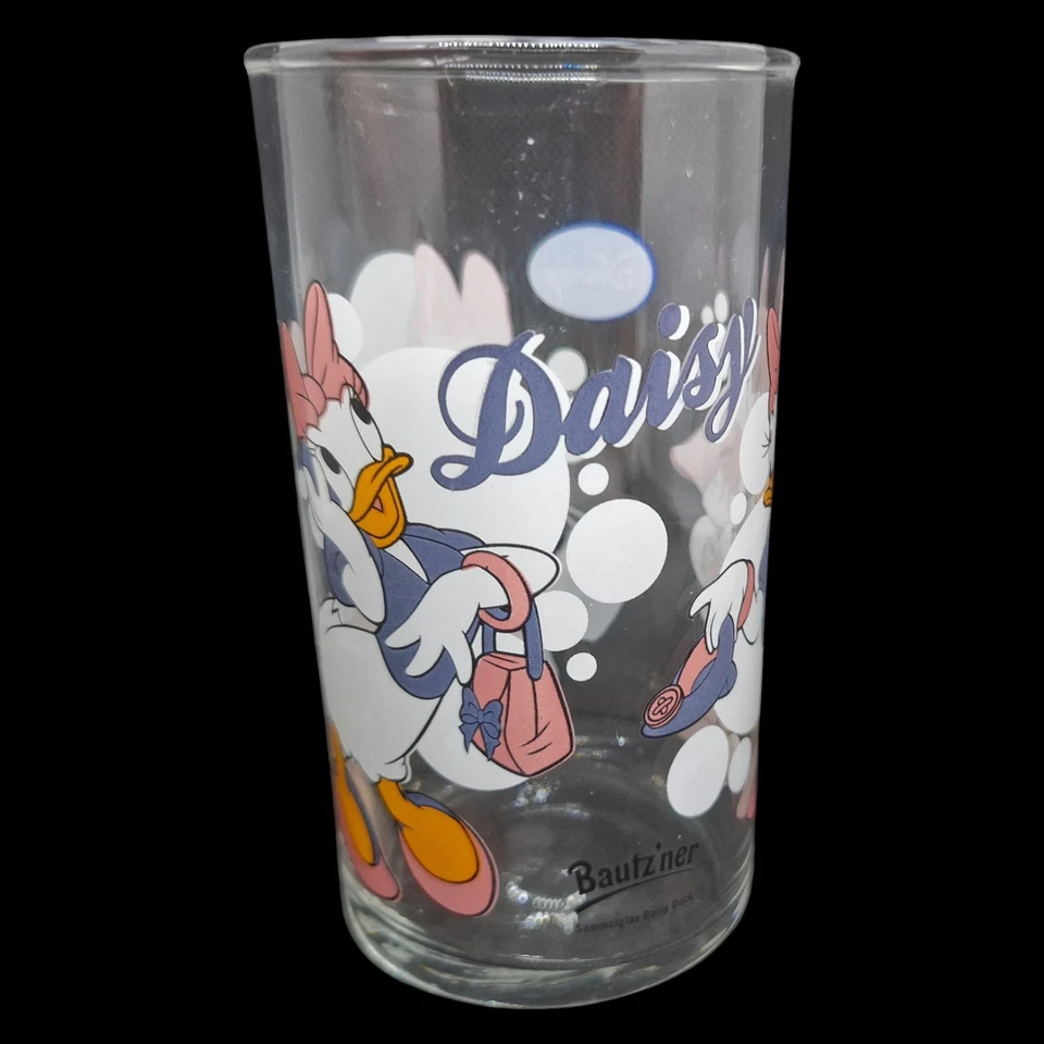 Daisy Duck Sammelglas Glas Bautzner Senfglas Disney Selten Vintage Sammler 11 cm - Bild 1 von 4