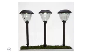 Energizer 8-Piece Color on Demand Solar Landscape Light Set - Black - Picture 1 of 3