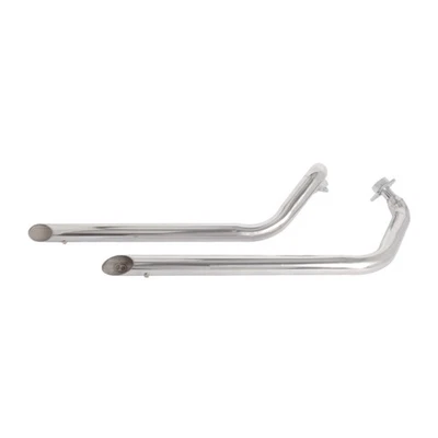 Silenciador de ajuste de sistema de tubos de escape cromados para Yamaha Virago750 1100 XV750 XV1100/S Foto 1 de 4