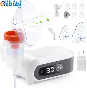 Aerosol Ultrasuoni Silenzioso - Nebulizzatore a Compressore, Areosol per Bambini - Foto 1 di 13