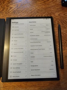 Boox tab Ultra 10" notebook Ereader MP3 Wi-Fi podcast ebook reader - Picture 1 of 3