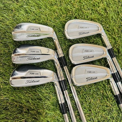 Juego de hierro forjado Titleist 735 CM 6 piezas 5-Pw Flex rígido dinámico dorado S200 diestro Foto 1 de 4