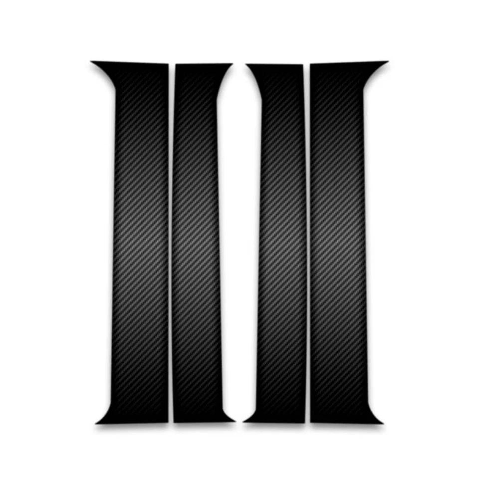 4pc Carbon Fiber Pillar Post Covers for 2007-2014 Chevrolet Tahoe Foto 1 de 1