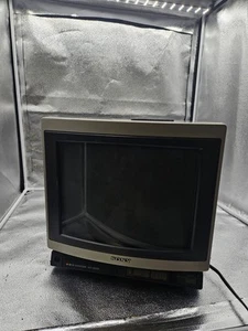 Sony KV-1325R 13” Trinitron Vintage Retro Gaming TV Television Woodgrain 1987 - Picture 1 of 7