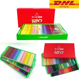 120 Color Pencils Box Set Colleen Drawing Coloring Art Painting Book for Gift - Picture 1 of 12