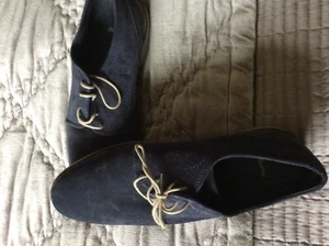 Scarpe da uomo blu camoscio Bata UK10 - Foto 1 di 2