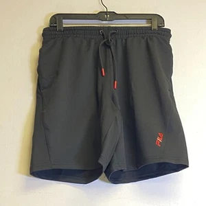 Fila Sports Men's Shorts Cadence Short Size Small Color Black And Red *NWT - Picture 1 of 12