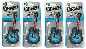 Driven by Refresh Hanging Freshener - Titanium Rain Gitarre Auto Lufterfrischer Posten - Bild 1 von 5
