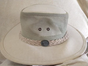 Outback Trading Co. Oilskin Madison River Packable Hat 1462 Gr. Lg Olivgrün - Bild 1 von 4