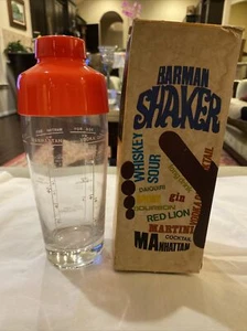 Vintage 1966 Barman Shaker Glas Shaker Made In Italy. - Bild 1 von 6