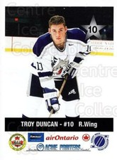 2000-01 Sudbury Wolves Police #10 Troy Duncan
