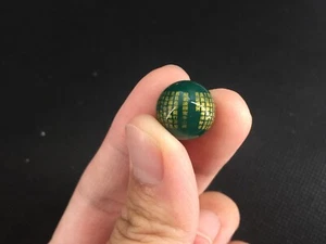 Tibetan DZI Beads Old Agate *Prajna Paramita Sutra* Amulet Pendant A2 - Afbeelding 1 van 7