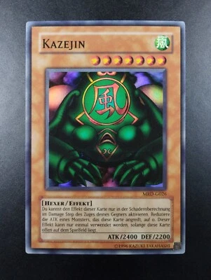 YUGIOH 2003 | KAZEJIN | MRD-G026 | GERMAN | SUPER RARE | NEAR MINT - EXCELLENT - Bild 1 von 4
