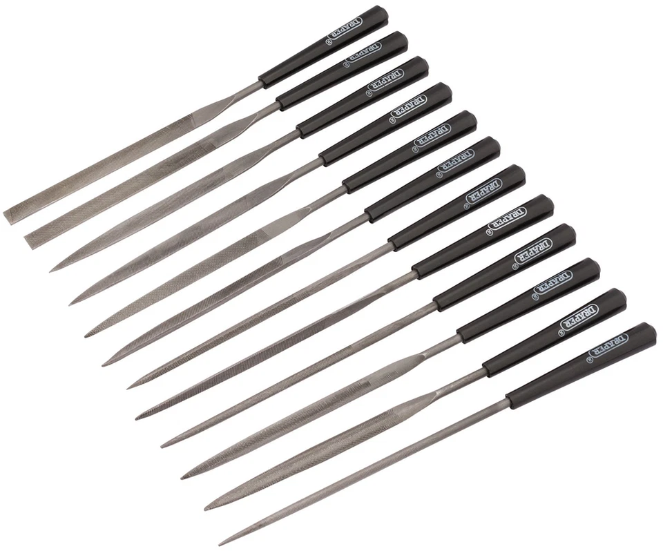 Draper Tools 82640 140mm Needle File Set (12 Piece)