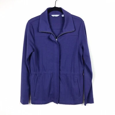 Nordstrom Amber Sun Jacket Women’s Size XS Blue Zip Lightweight Elastic Waist - Image 1 of 4