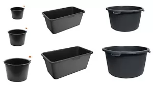 Baueimer Mörtelkübel Mörtelkasten 5, 12, 20, 65, 90 L Putzeimer - Bild 1 von 3