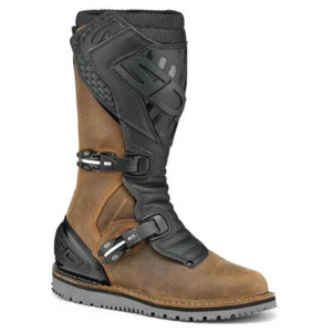 Sidi Trial Zero 2 Suede Rugged Terrain Enduro Boot Tobacco/Black - Picture 1 of 8