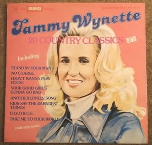 TAMMY WYNETTE - 20 Country Classics 1977 VINYL LP Stand By Your Man DIVORCE + - Picture 1 of 2