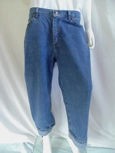 Riders Womens Jeans Size 16M Medium Denim Cuffed Ultra Low Rise Inseam 22 Cotton - Picture 1 of 7