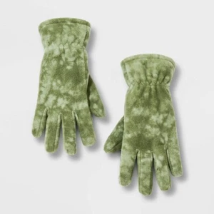 Jungen Krawatte-Färbung Fleece Handschuhe - Katze & Jack grün 4-7 grün - Bild 1 von 1
