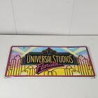 Plaque d'immatriculation souvenir vintage années 1980 Universal Studios Floride métal rare