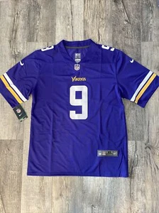 Men’s XL #9 J.J. McCarthy Stitched Purple Jersey Minnesota Vikings - Picture 1 of 2
