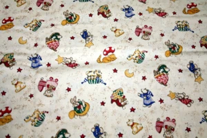 NURSERY RHYME TIME - 100% COTTON FABRIC - Picture 1 of 6