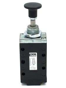 Parker B53004HXS Button Spring Valve 5/2 Pneumatic Manual Control 53 Series - Picture 1 of 5