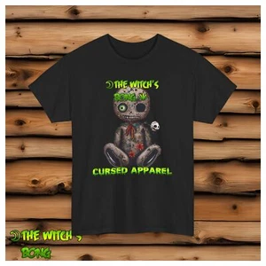 T-shirt The Witchs Bong logo adulto marca bambola voodoo - Foto 1 di 16