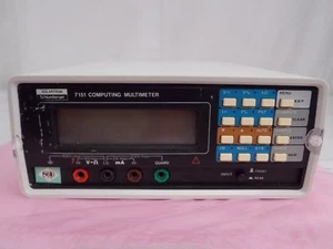 SOLARTRON SCHLUMBERGER 7151 COMPUTING DIGITAL MULTIMETER *GETESTET* - Bild 1 von 6