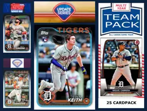 2024 Topps Update + Series 1 + 2 Team Set Detroit Tigers Colt Keith RC 25 Pack C - Picture 1 of 1