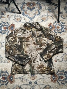 Remington Camo Hunting Jacket Full Zip Youth Size 20-22 Vintage - Picture 1 of 11