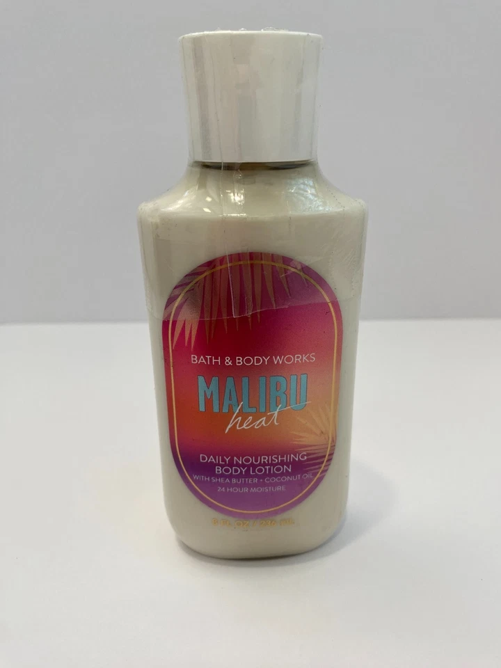 BATH AND BODY WORKS MALIBU HEAT BODY LOTION 8 FL OZ (SET OF 3)