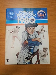 1980 New York Mets Official Yearbook The People's Team Color Team Fold Out MLB - Picture 1 of 4