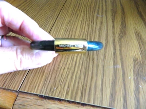 Michael Kors Gold & Green Marblized Resin & Gold Hinged Magnetic Bracelet - VGUC - Picture 1 of 4