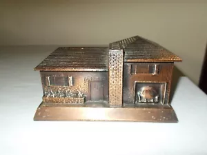 BANTHRICO INC. First Federal Savings & Loan /St Paul MN/ Bronze Coin Bank /5"L - Picture 1 of 9
