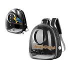 Bird Carrier Cage Mesh Bag Pet Parrot Travel Breathable Backpack Black