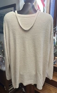 Barefoot Dreams Cozy Chic Lite Pullover Gr. 3X Oatmeal - Bild 1 von 9