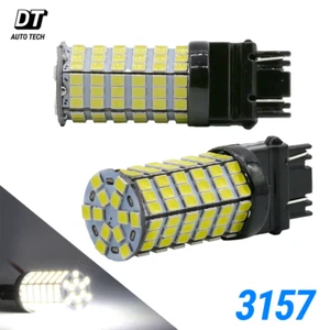40W LED 6000K Blanco 3157/3156 Luz de respaldo inverso de alta potencia Señal de freno/giro - Imagen 1 de 8