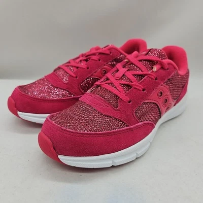 Saucony Jazz Lite Lace Sneaker (Little Kid/ Big Kid), Berry, 2 Medium US Little - Image 1 of 4