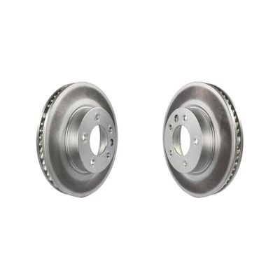 Rotores de freno delanteros recubiertos premium para Volkswagen Touareg 2004-2017 oeM4 recubiertos Foto 1 de 4