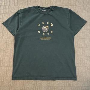 Carhartt T Shirt Men XL Green WIP Workwear Double Sided Graphic Tee Skater - Picture 1 of 10