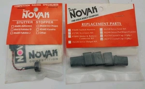 Novak Parts Lot RX Crystal Caps (5) + Stutter Stopper Futaba G RC10 Losi HPI RC - Picture 1 of 2