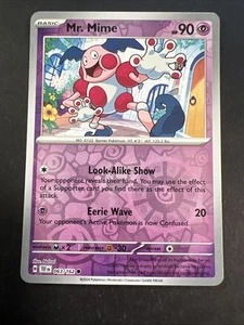 Mr. Mime 063/162 Pokemon TCG Sv05: Temporal Forces Reverse Holo - Picture 1 of 2