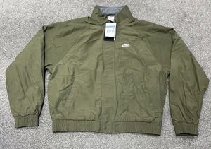 Nike Club Jacke Herren - Olivgrün - UVP: 100£ - FZ0656 222 - Medium (M) - Bild 1 von 12