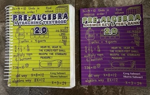 Homeschool * Voralgebra: Lehrbuch & Antwortschlüssel von Shawn & Greg Sabouri - Bild 1 von 9