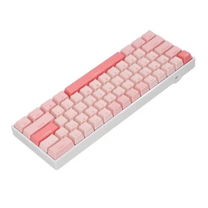 61 Keys 60% Mechanical Keyboard 2.4G Wireless BT 3.0 5.0 Type C Wired Red Sw NEW - Afbeelding 1 van 12